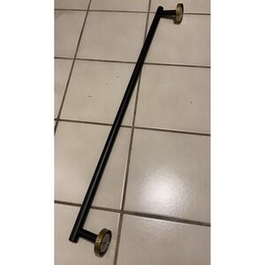 Turs Black Bath Towel Rack